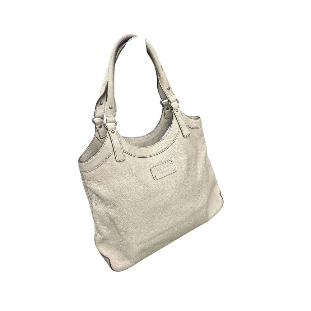 Kate Spade Tan Pebble Leather Satchel Shoulder Purse